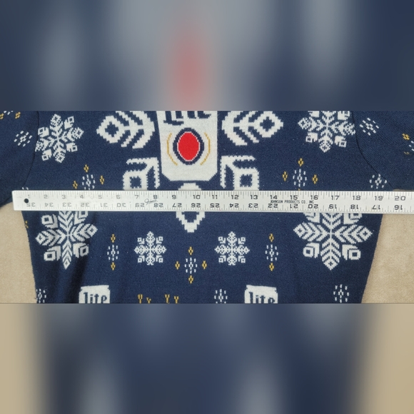 Miller Light Ugly Christmas Sweater Size Small - Picture 10 of 16